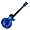 Blue Giant Desgin PS3/ Xbox 360 Guitar Hero III Gibson Les Paul Guitar Controller Skin Decal Sticker