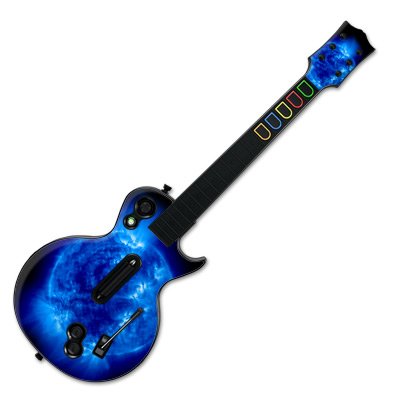 Blue Giant Desgin Guitar Hero III Gibson Les Paul Guitar Controller Skin Decal Sticker for Wii and Xbox 360/ PS3