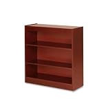 3 Shelf Veneer Panel Bookcase, 36x12x36, Cherry - BOOKCASE,VNR,PANEL,36X36,CH(sold individuall)