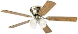 Westinghouse 7871400 Contempra IV Four Light 52 Inch Five Blade Indoor Ceiling Fan, Antique Brass with Frosted Ribbed Glass Shades 31%2BuNLwWhIL. SL160 Westinghouse 7871400 Contempra IV Four Light 52 Inch Five Blade Indoor Ceiling Fan, Antique Brass with Frosted Ribbed Glass Shades