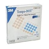 TEMPADOT DISPOSABLE SINGLE USE THERMOMETERS 100/BOX