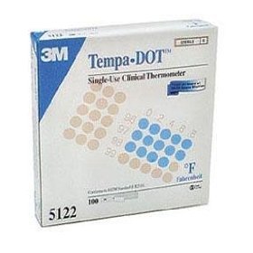 TEMPADOT DISPOSABLE SINGLE USE THERMOMETERS 100/BOX