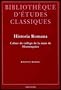 Historia Romana: Cahier de coll�ge de la main de Montesquieu