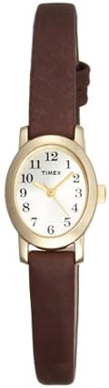 Timex Women's T2M567 Cavatina Brown Leather Strap Watch