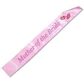 Hen Party: Flashing Sash Mother Of The Bride Pink