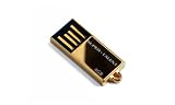 Super Talent Pico-C 4 GB USB 2.0 Flash Drive STU4GPCG (Gold)