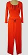 Amanda Paige Lace Trimmed Cotton Knit Pajamas Plus Size