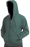 Kapuzenjacke Gr. M-XXL hooded Sweatjacke Flaschengr�n