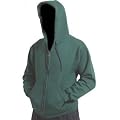Kapuzenjacke Gr. M-XXL hooded Sweatjacke Flaschengr�n