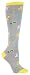 Sock It To Me Mad Science Grey Knee High Socks
