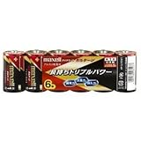 maxell アルカリ乾電池 ボルテージ 単1形 6本 シュリンクパック入 LR20(T) 6P