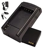 Hitech -Battery  Charger Set for Panasonic Lumix DMC-TZ3 / Lumix DMC-TZ2 / Lumix DMC-TZ1 Digital Camera.