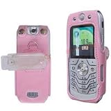 Pink Rubberized Sport Case Motorola SLVR L7