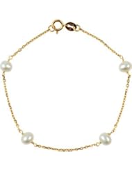 Youth Bracelet W/Cultured Pearl 14K Yellow Bracelet 19702