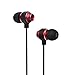 Francois et Mimi in-Ear 3.5mm Aux Hi-Fidelity Headphones Earbuds CH-13, Red