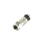 Compression Coax F Connectors RG6 Pack of 10