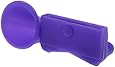 Wireless Rubber Horn Stand Speaker Dock for Apple iPhone 4G 4 4S Purple