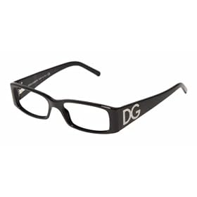 DOLCE and GABBANA D&G 3045B 501 SHINY BLACK PLASTIC EYEGLASSES