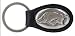 Black Leather Emblem Key Chain - Collegiate Series