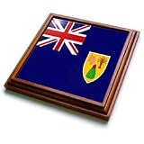 Flags - Turks and Caicos Island Flag - Trivets