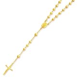 14k Beaded Rosary