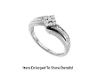 Beautiful 10k. White Gold Genuine Diamond Promise Ring Beautiful 10k. White Gold Genuine Diamond Promise Ring