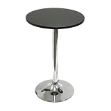 Spectrum 20 Round Bistro / Tea Table With Metal Leg By Winsome Wood