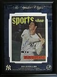Joe DiMaggio Autographed / Signed New York Yankees Baseball Custom Framed Photo (PSA/DNA)