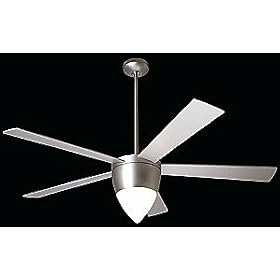 52" Nimbus Matte Nickel with Light Ceiling Fan
