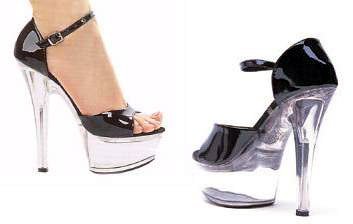 Sexy Black Shoes- Daisy Heels - Size 12