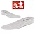 【安心ポッキリ価格】3cm insole MNX15★秘密で身長3ｃｍＵＰ★シークレットインソール【ペタンコブーツ・アグ・ムートン・スニーカー】入れるだけで身長アップ！エア中敷