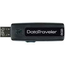 Kingston DataTraveler 8 GB USB 2.0 Flash Drive DT100/8GB