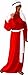 Alexanders Costumes Story of Christ Gown Adult, Red, One Size