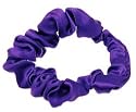 L. Erickson Small Scrunchie - Silk Charmeuse Purple