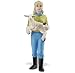 Frontier Land Sue with Lamb - Leg ribbon by Safari Ltd