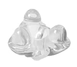 Upper Canada Soap & Candle Clear Acrylic Palm Massager, 6-Ounce Boxes (Pack of 5)