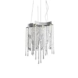 ET2 E20802-20, Crystal Sensation Low Volt Pendant, 6 Light, 120 Total Watts Halogen, Chrome