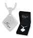 HOPE Divine Designs Matte & Crystal Inspirational Gift Boxed Pendant