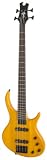 Epiphone Toby Deluxe IV 4 String Bass Guitar, Translucent Amber
