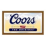 Coors Wood Framed Mirror BIG 15 x 26 inch - Game Room Products > Mirrors > Beer Logos