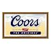 Coors Wood Framed Mirror BIG 15 x 26 inch - Game Room Products > Mirrors > Beer Logos