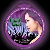 Iglow Temporary Glow in the Dark Hair Gel (Purple)
