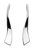 Kit Heath Sterling Silver 40A6HP Ladies Long Thin Twist Stud Earrings