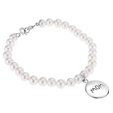 Fresh Water Cultured Pearl MOM Bracelet