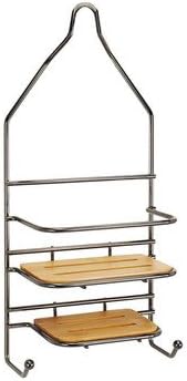 Laura Ashley Natural Bamboo Shower Caddy