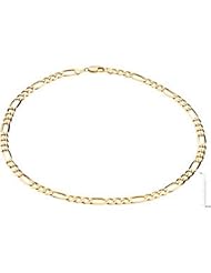 Figaro Chain 14K Gold Yellow Ch630 18 Inch