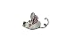 ID 3579 Cartoon Toy Mouse Patch Play Cat Rodent Rat Embroidered Iron On Applique