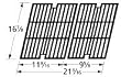 Cast Iron Cooking Grid for Kenmore, Outdoor Gourmet, BBQ Pro, Sams, Charbroil, Arkla, Charmglow, Coleman, Grill Master, Sunbeam, North American Outdoors, Weber, Aussie, Glen Canyon, Jenn-air, Kirkland, Nexgrill, Turbo, Lazy Man, Perfect Flame, Olympia, Falcon, Brinkmann, Broilmaster, Amberlight, Patio Kitchen, Broil King, Jacuzzi, Sterling/Shepherd, Great Outdoors, Turco, BBQ Grillware and Uniflame Grills