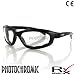Fat Boy Photochromic Sunglasses, Black Frame, Photogray Anti-fog Lenses