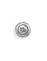 MMA Silver - Oxidized Capricorn Zodiac Bead
